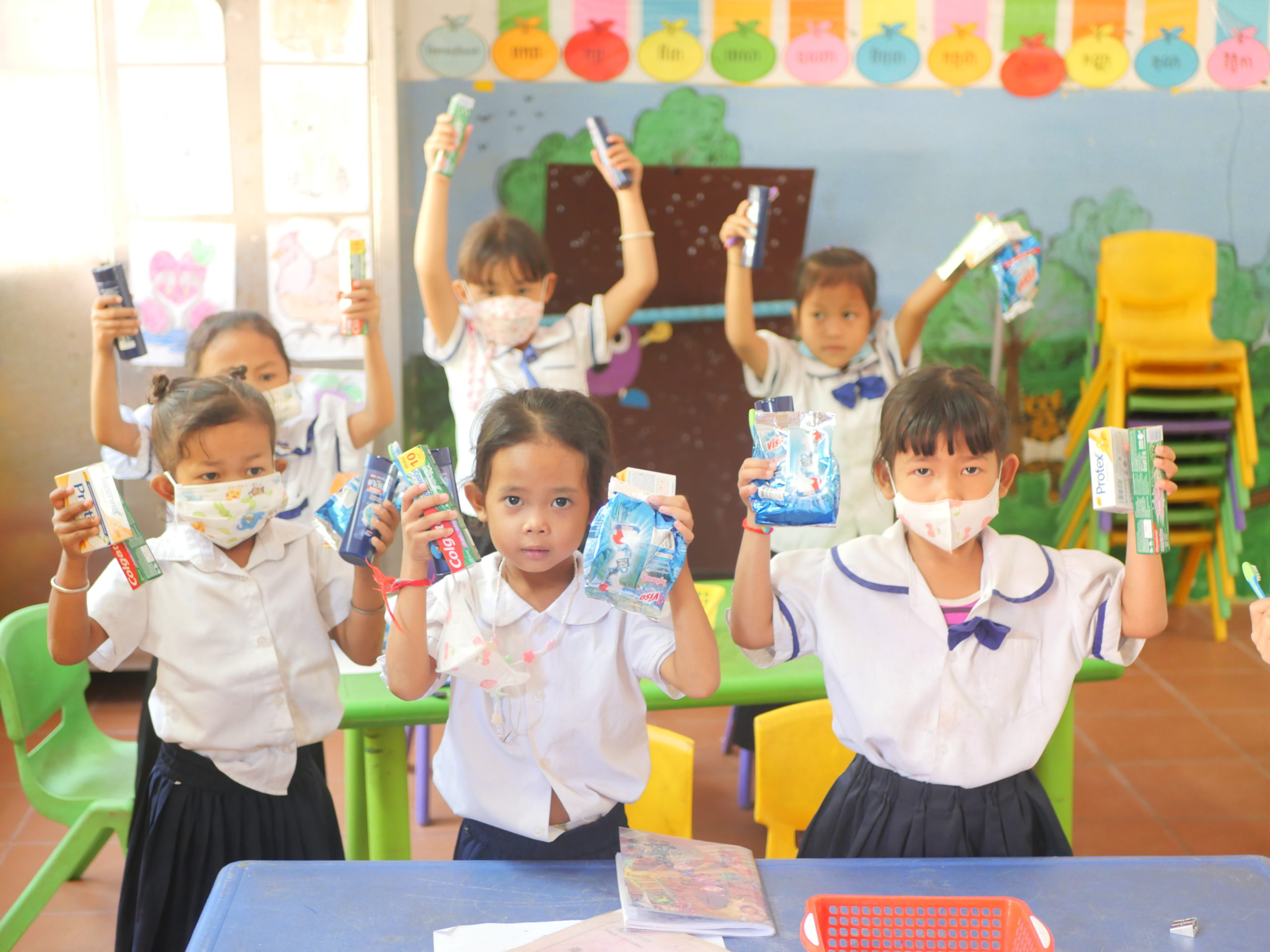 Distribution Kits d'Hygiènes Ecole primaire